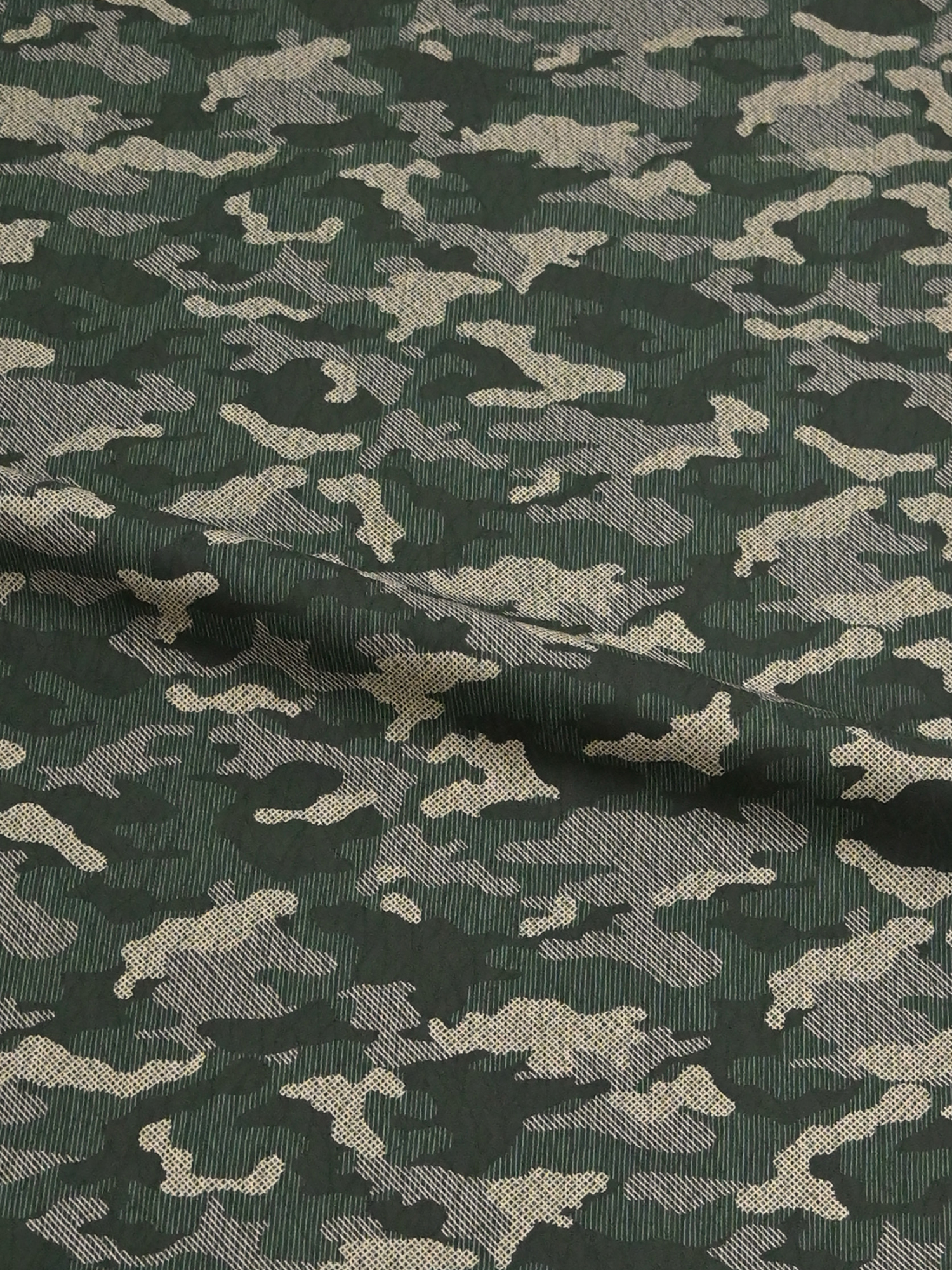 小紋：カモフラージュ ディープグリーン
