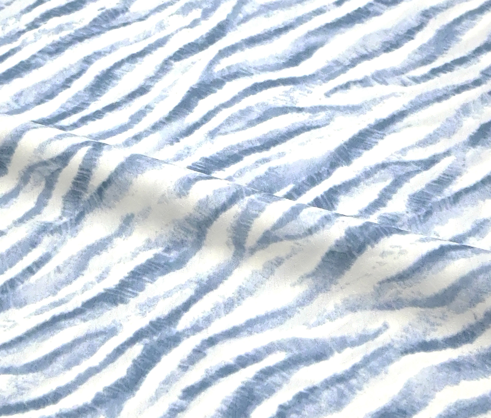 小紋：ゼブラ ブルー
