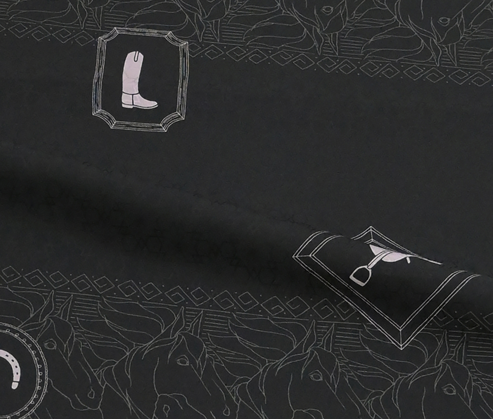 襦袢：馬具 ブラック