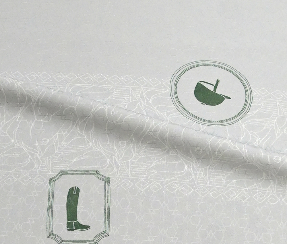 襦袢: 馬具　グレー