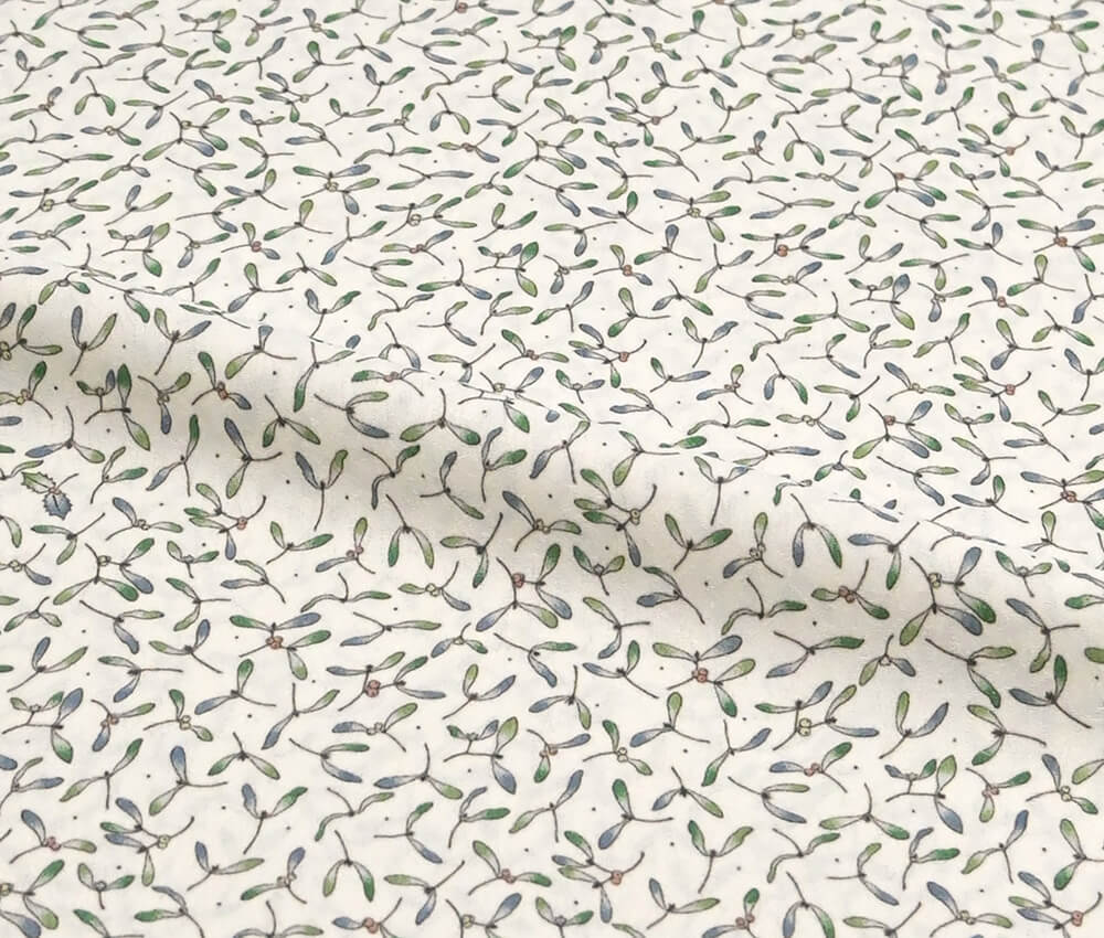 小紋：ヤドリギ オフホワイト