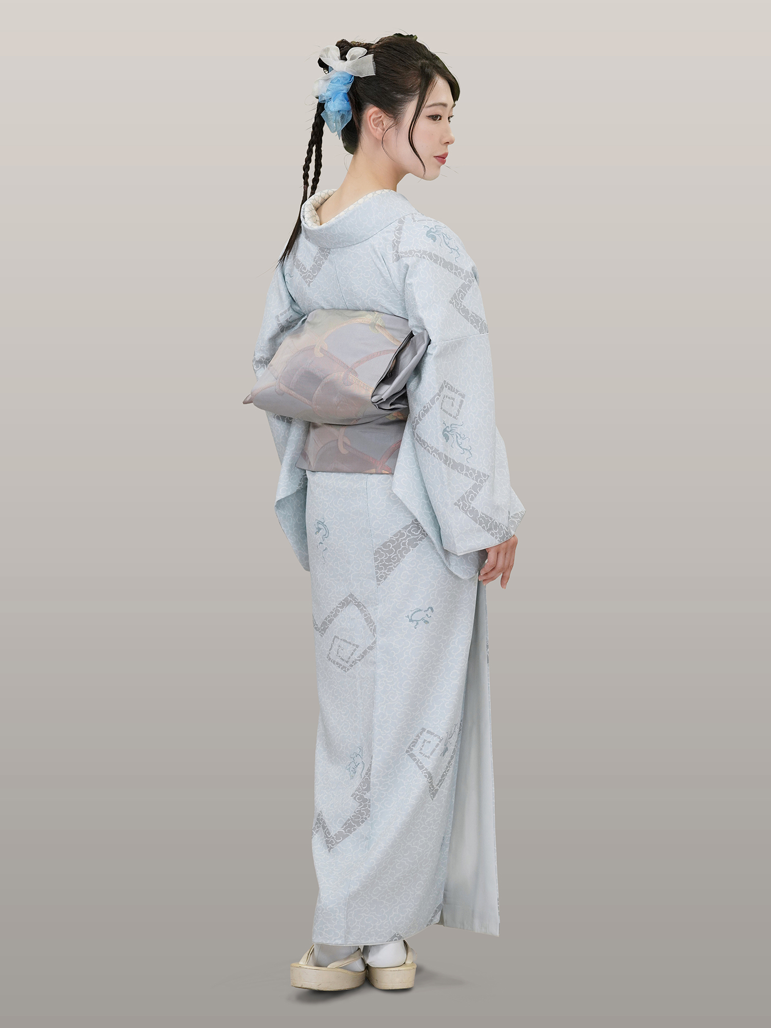 小紋：四神に雷