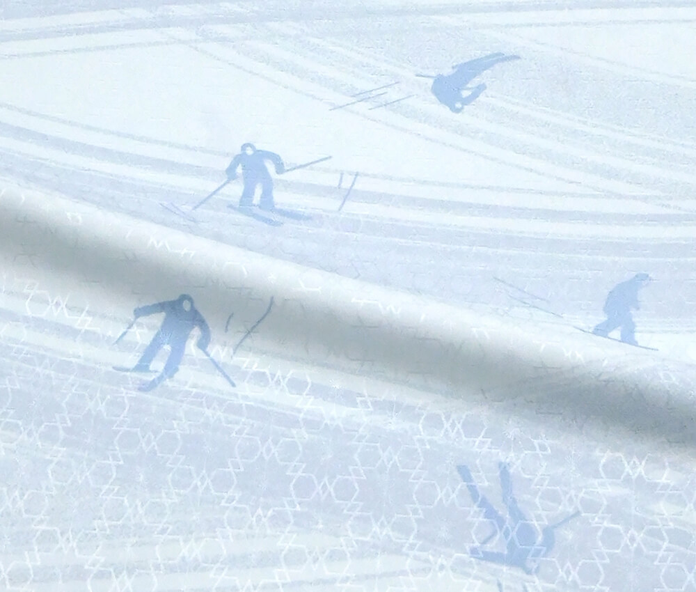 襦袢：ゲレンデ アイスブルー