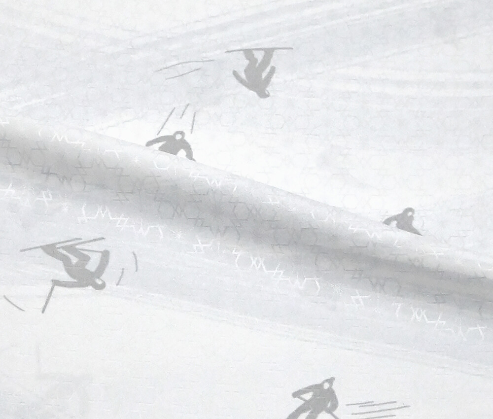 襦袢：ゲレンデ ライトグレー